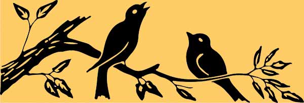 birds on a branch