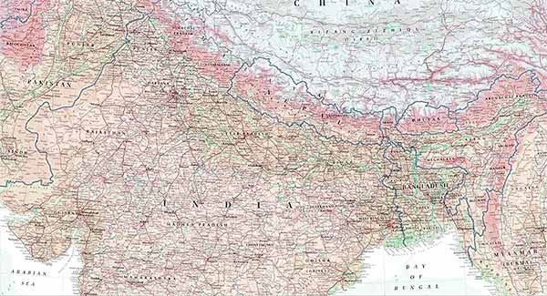 bangladesh map