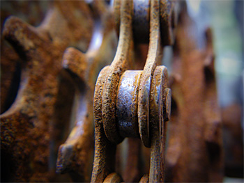 rusty chain