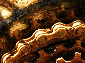 rusty chain
