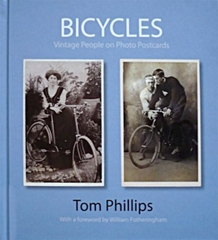 vintage people on bicycles