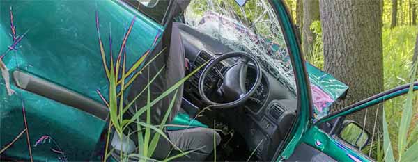 crashed car