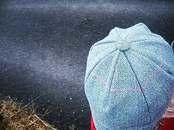 this is...cambridge blue merino cap