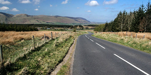car free road