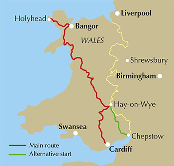 cycling lon las cymru