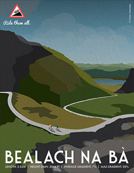 100 climbs bealach na ba poster