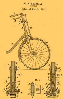 first bicycle suspension