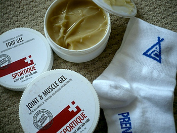 sportique foot gel and muscle gel