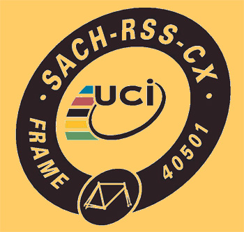 uci frame sticker