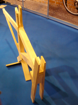 wooden bike