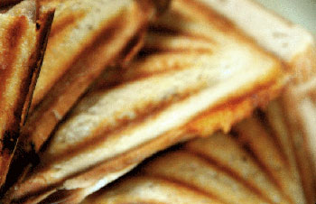 cheese and tomato toastie