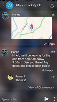crossa cycling app