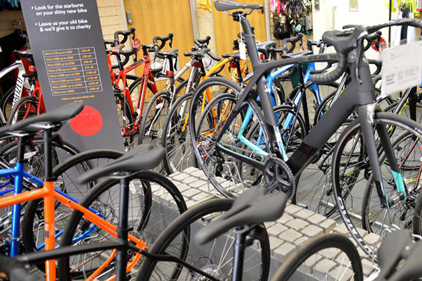 cycle store interior