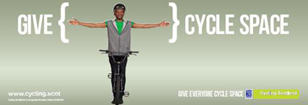 give cyclists space