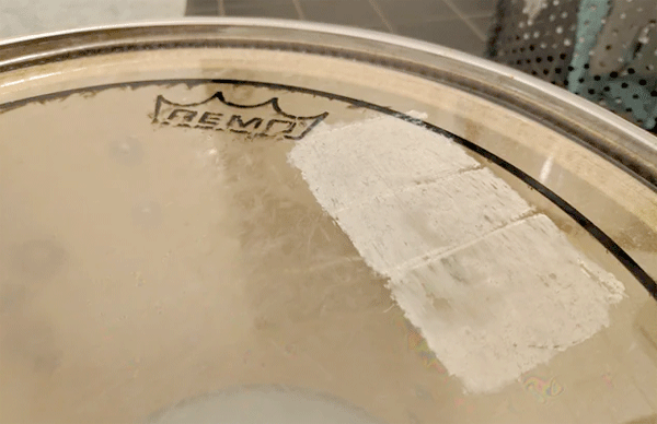 damped drumhead