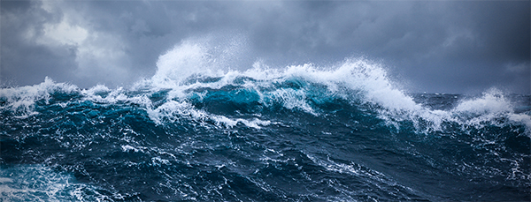 stormy sea