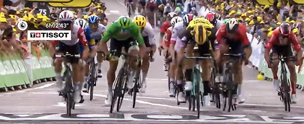 tour de france sprint finish