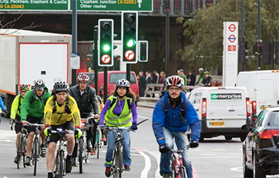 cycling in london