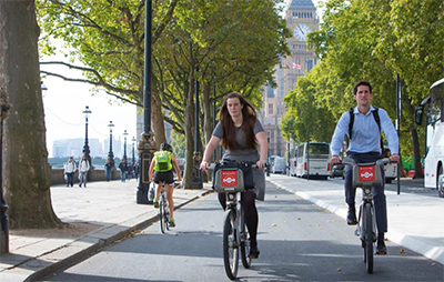 cycling in london