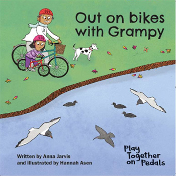 out on bikes with grampy