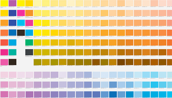 pantone swatches