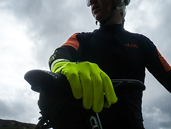 prendas super roubaix fluoro gloves