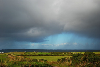 rain over bowmore