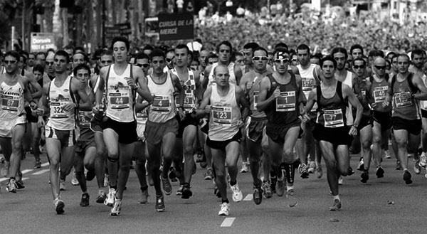 marathon runners