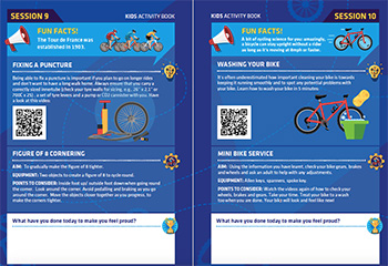 scottish cycling activity book