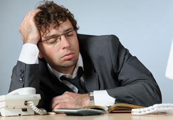 sleeping at work