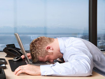 sleeping at work