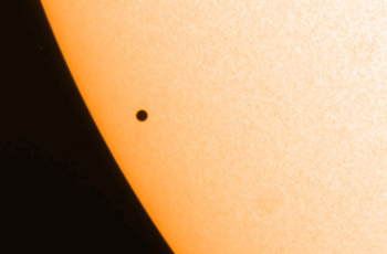 mercury crossing the sun