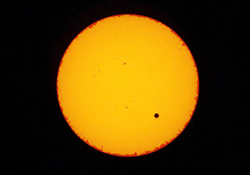 mercury crossing the sun