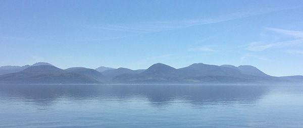 arran from claonaig