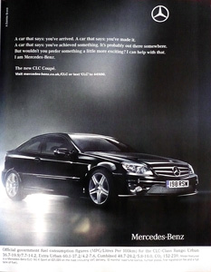 mercedes advert