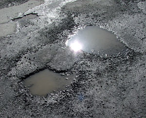 potholes