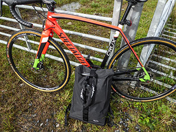 rapha roll-top backpack